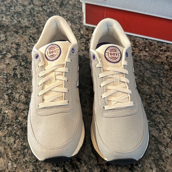 New balance 501 gray and purple NIB 11 - Picture 2 of 8
